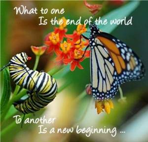 like the End of world is a new beginning