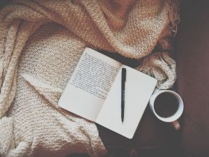 Journaling with tea