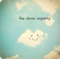 rise above negativity cloud